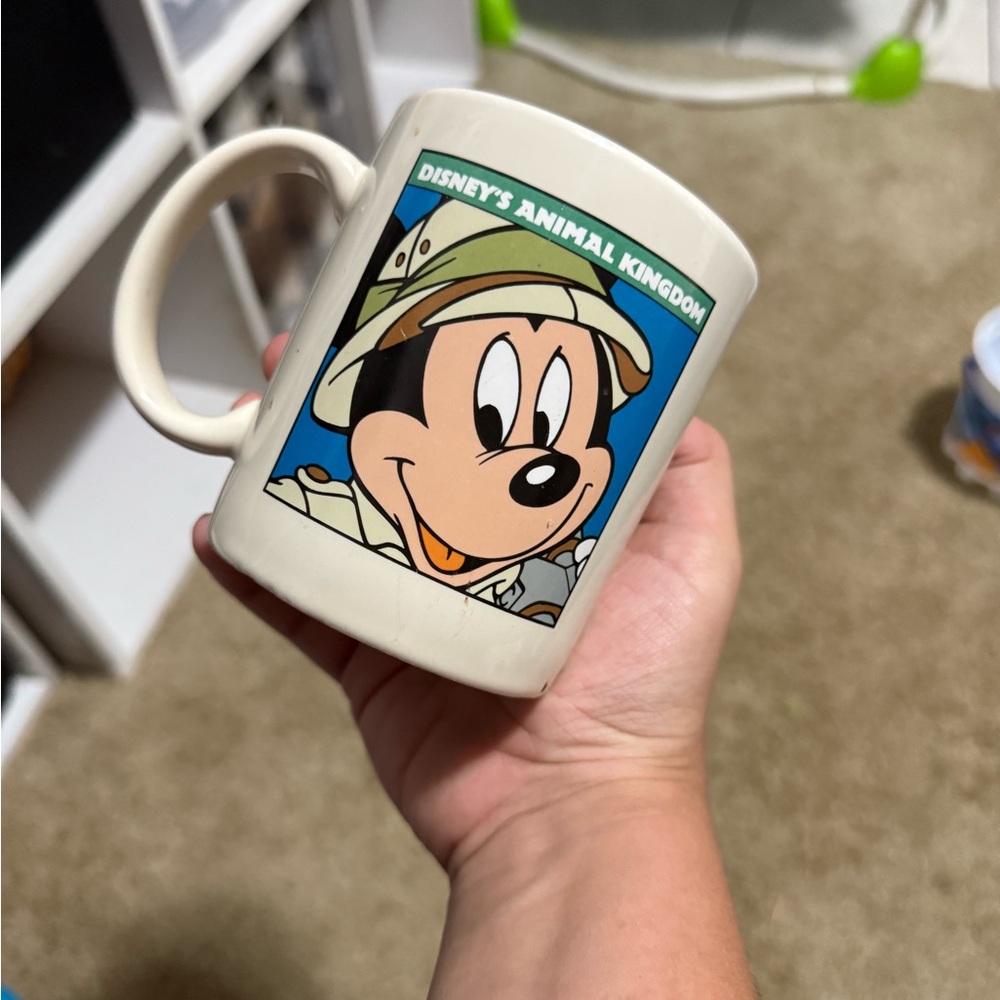 Disney's Animal Kingdom Mug - Cream and Blue